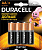 Батарейки, DURACELL, 4 шт., AA